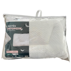 Shredded memory foam Pillows in individual poly bags, orthopedic shape, antibacterial, 45 x 65 x 10/12 cm, brand new, regular stock