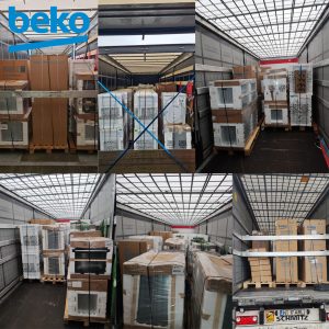 1 Truck of Beko Large Home Appliances Customer Returns B Grade