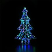 Joblot of 1m White Rattan Dickensian Tree with 150 Colour Changing LEDs Brand New