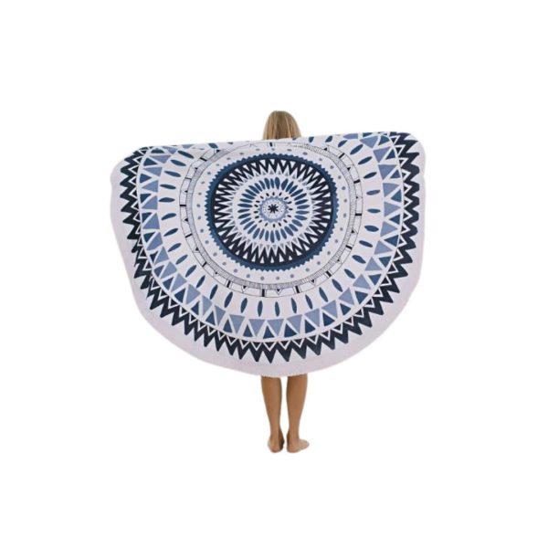 Job Lot of Round Beach Towels Mandala Pattern Brand New