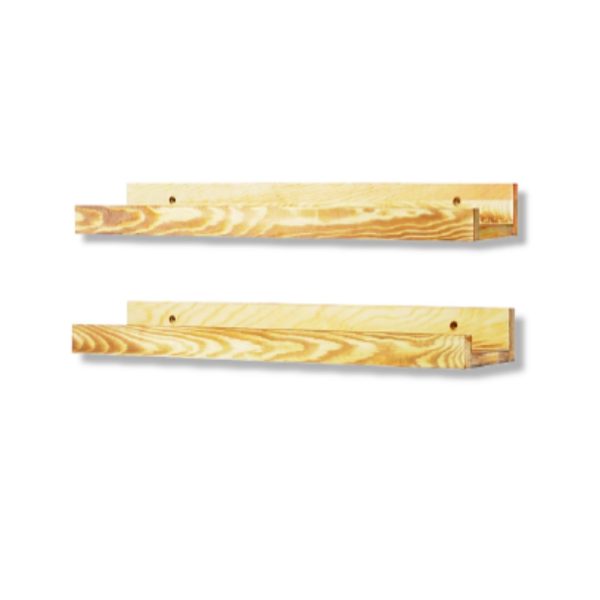 Job Lot of Shelf Wood Set of 2 Brand New