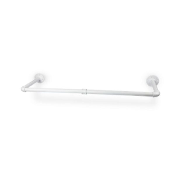 Job Lot of White Clothing Rack Iron Pipe Brand New