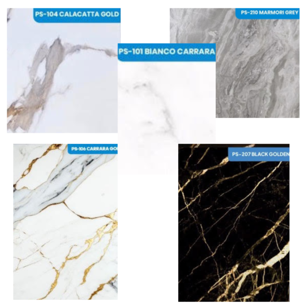 Job Lot of 500 Marble Effect PVC Panels Brand New