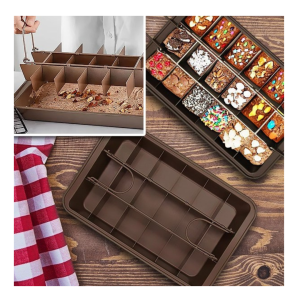 Job Lot of Baking Tray with Removable 18 Compartments Divider Brand New