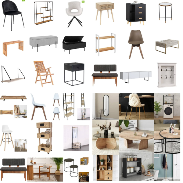 Job Lot of Furniture - Mixed A, B & C Grades