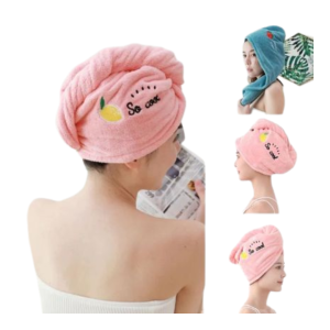 Job Lot of Pink Hair Towels Brand New