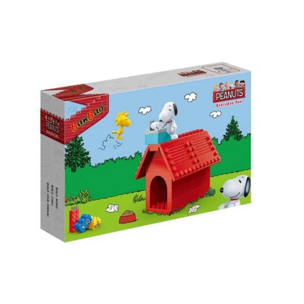 Job Lot of BanBao Peanuts-Snoopy Dog House Brand New