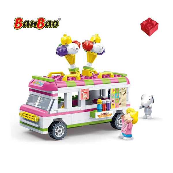 Job Lot of BanBao Peanuts -Snoopy Ice Cream Truck Brand New