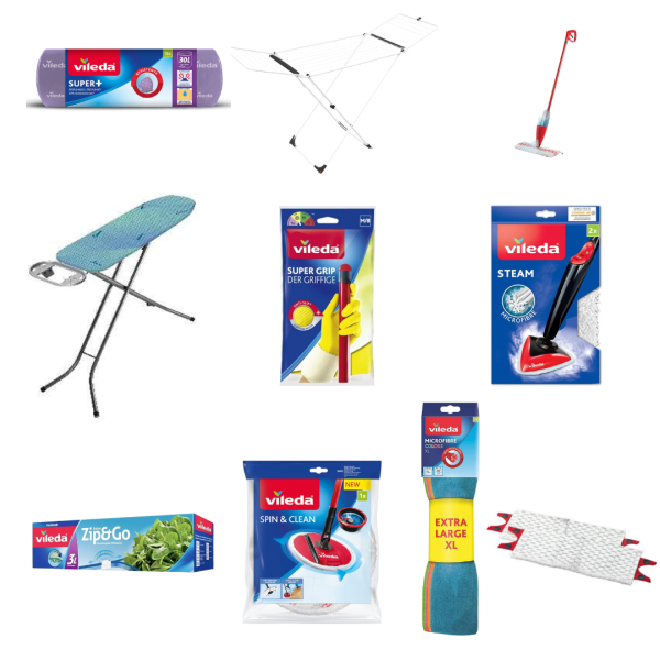 Wholesale Stock of VILEDA Household Products Brand New