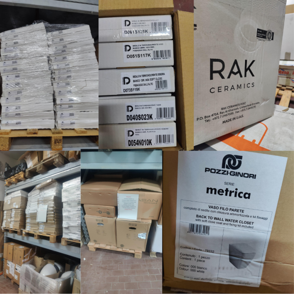 Wholesale Stock of Bathroom Sinks and Toilets Grade A