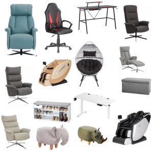 Truckload of Massage Chairs, Recliner Chairs, Gaming Desks & Chairs and More Brand New